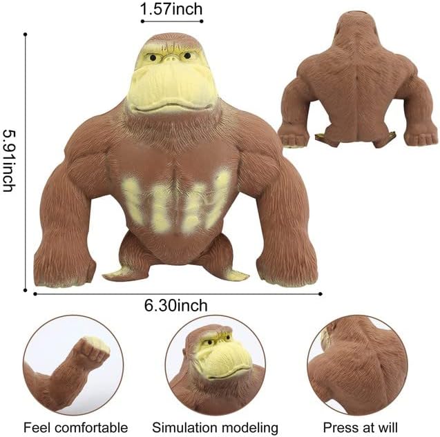 Squishy Monkey Stretch Gorilla Figure