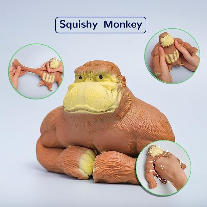 Squishy Monkey Stretch Gorilla Figure