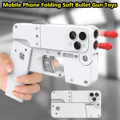 Mobile Phone Folding Soft Bullet Gun Toys